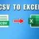 csv to excel